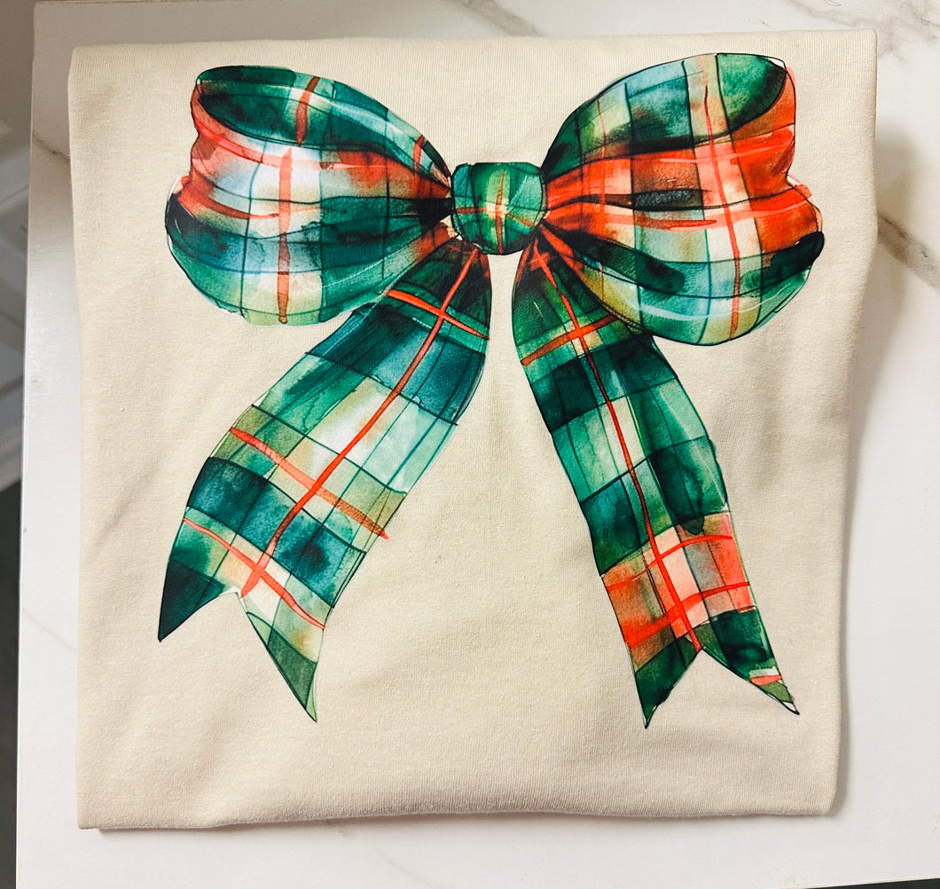 Plaid bow