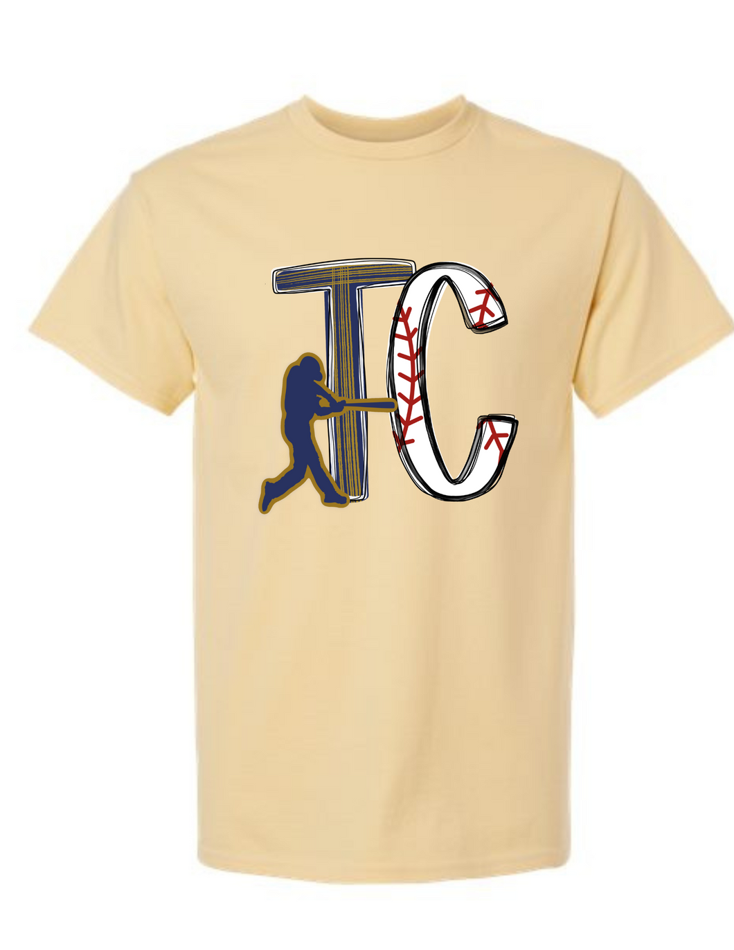 TC baseball front only