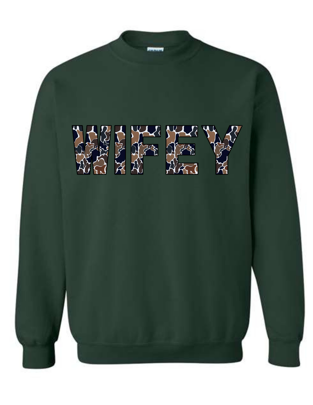 Camo Wifey Sweatshirt